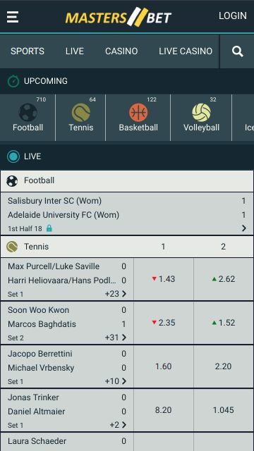 мобильная зеркала masters bet